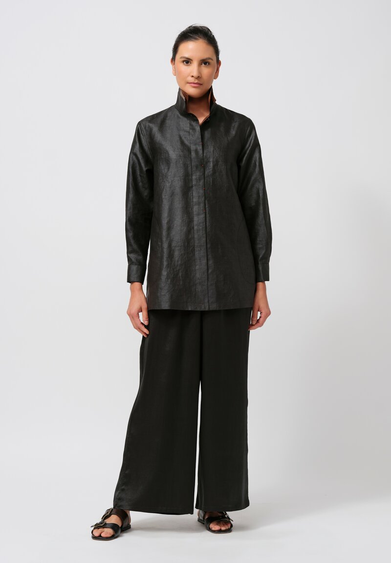 Sophie Hong Mud Silk Button-Down Shirt