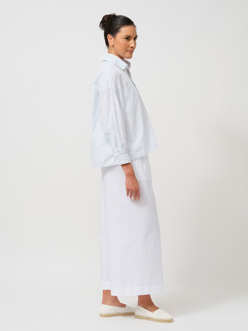 Daniela Gregis Cotton Pigiama Tasche Pants in Ottico White