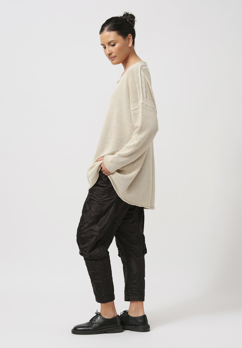 Rundholz Linen Pullover in Galaxy Cream Sparkle