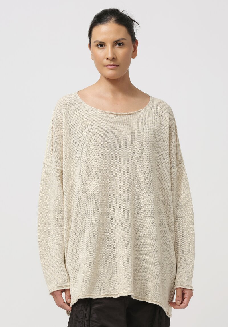 Rundholz Linen Pullover in Galaxy Cream Sparkle