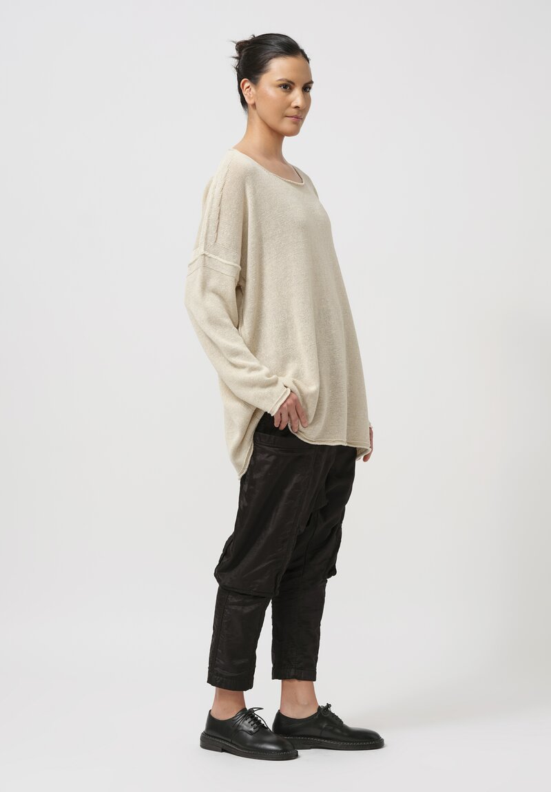 Rundholz Linen Pullover in Galaxy Cream Sparkle