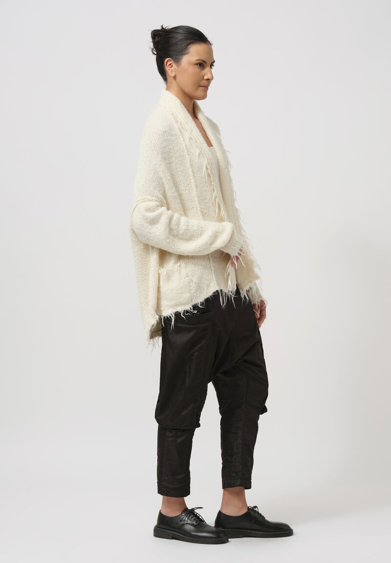 Rundholz Silk Cardigan in Galaxy Cream