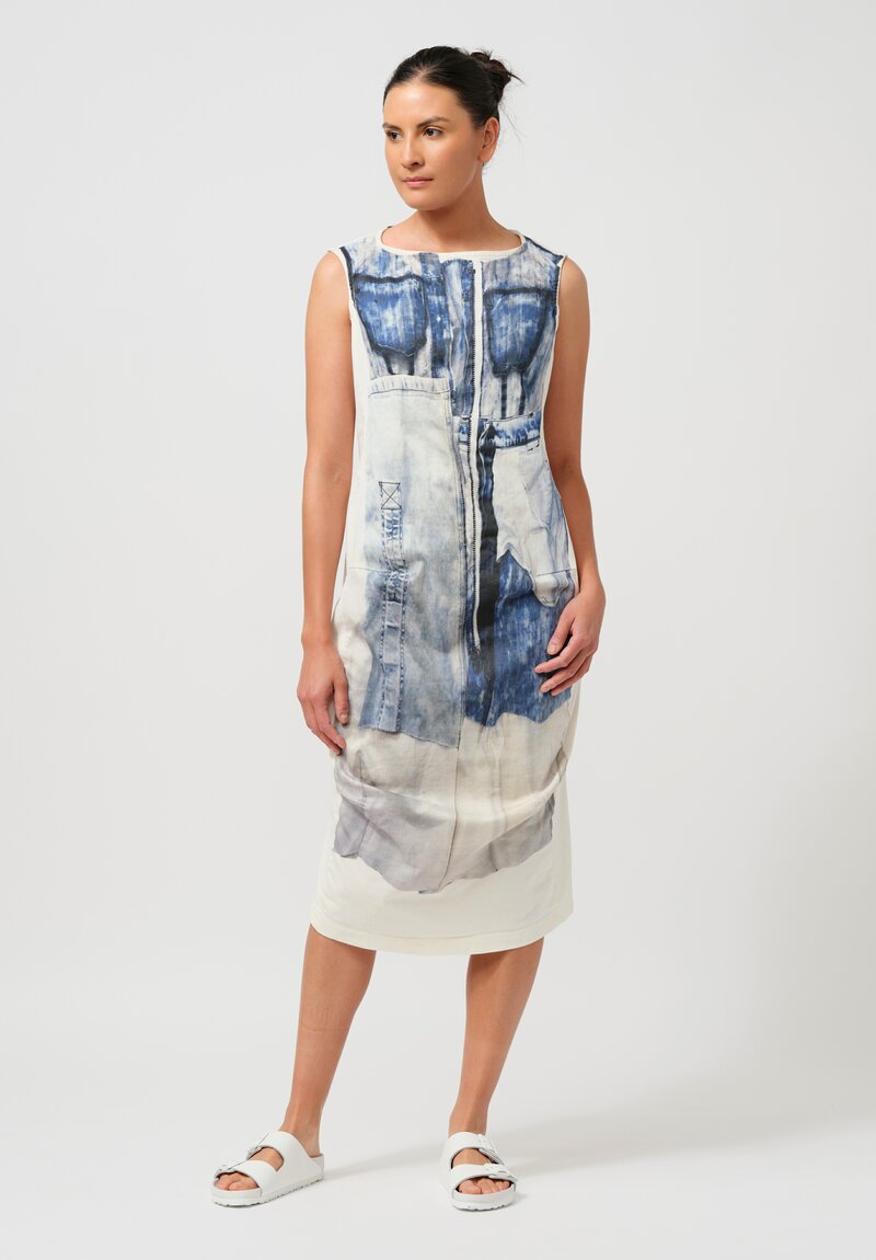 Rundholz DIP Cotton Jean Print Dress