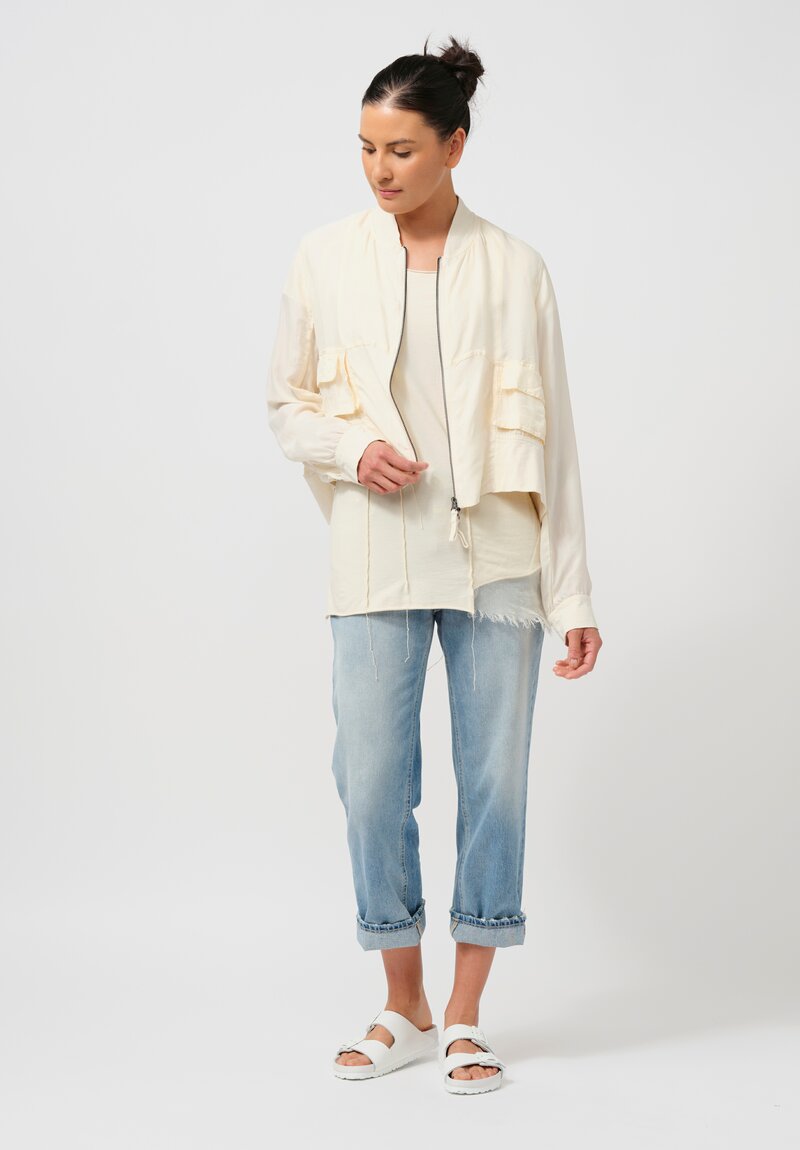 Rundholz DIP Soft Lightweight Jacket in Greige Cream