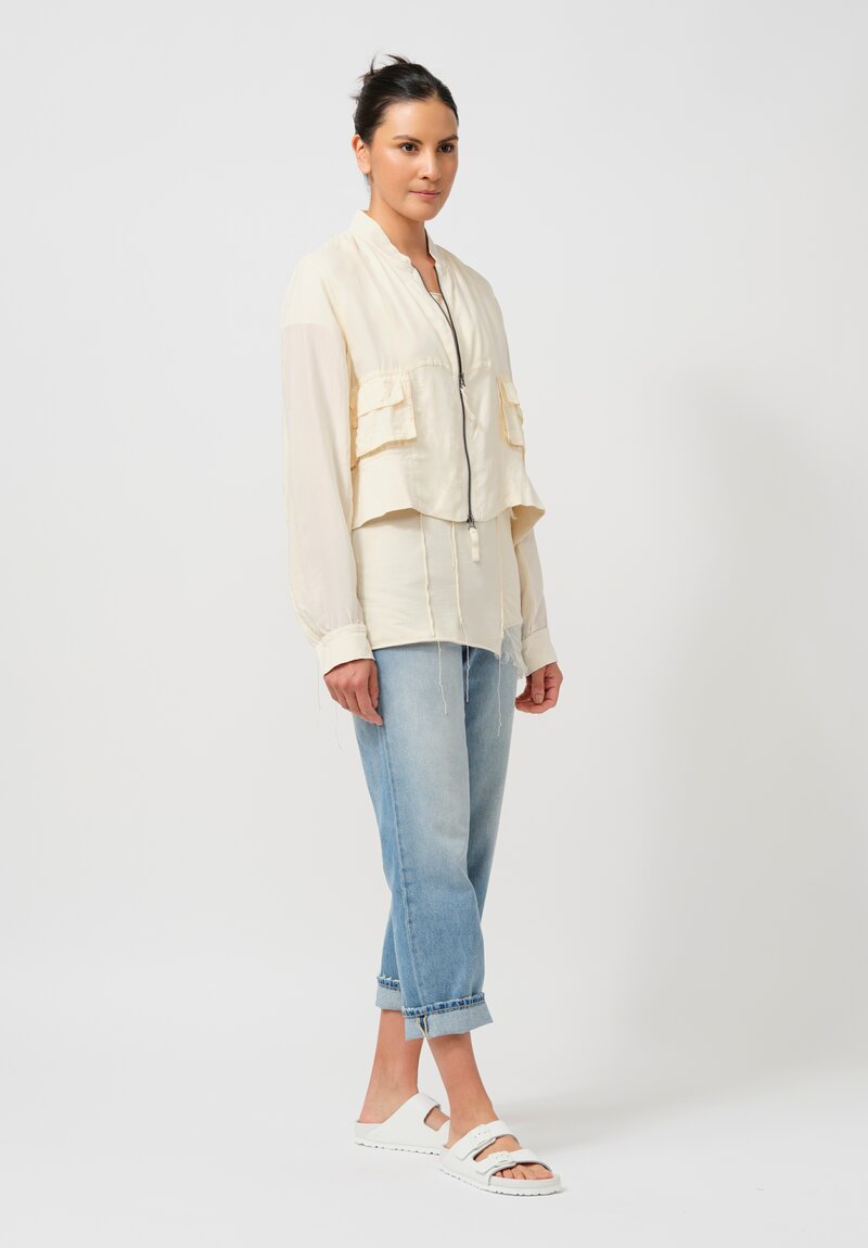 Rundholz DIP Soft Lightweight Jacket in Greige Cream