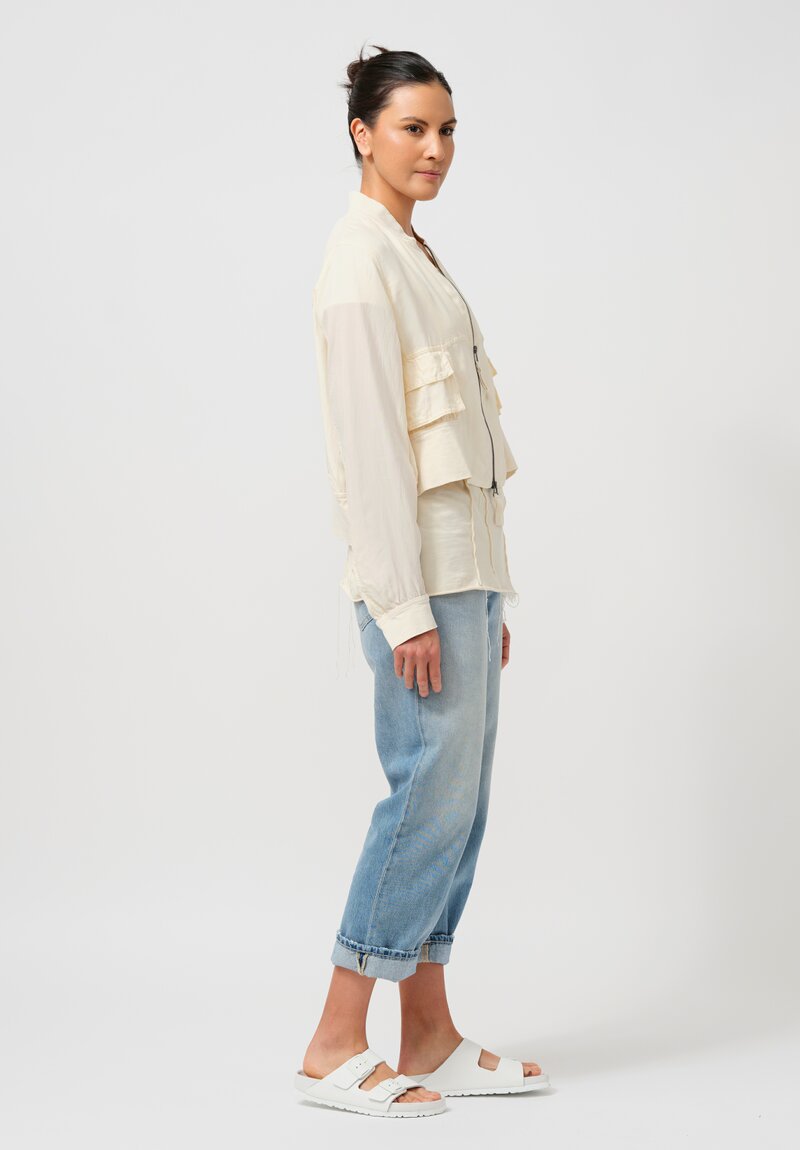 Rundholz DIP Soft Lightweight Jacket in Greige Cream