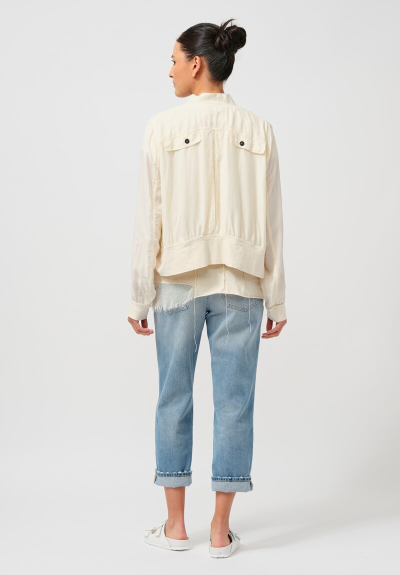 Rundholz DIP Soft Lightweight Jacket in Greige Cream