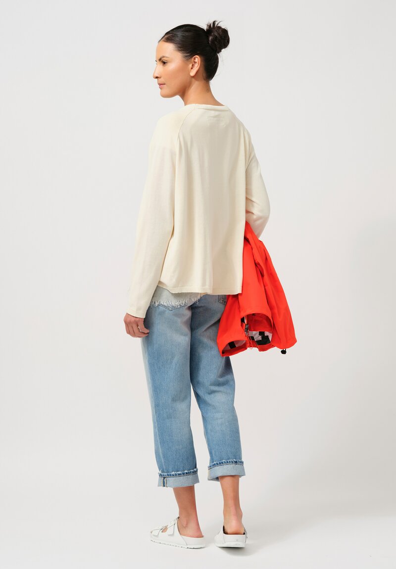 Rundholz DIP Cotton Pullover in Greige Cream