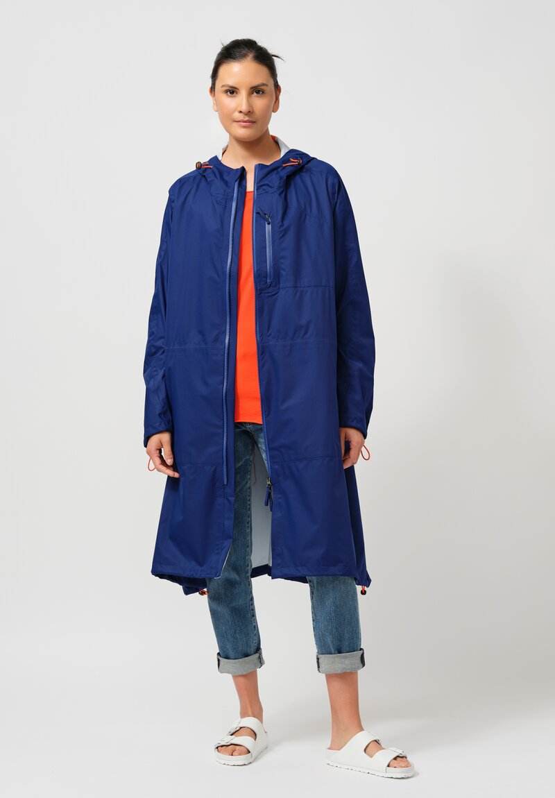 Rundholz DIP Long Windbreaker in Ocean Blue