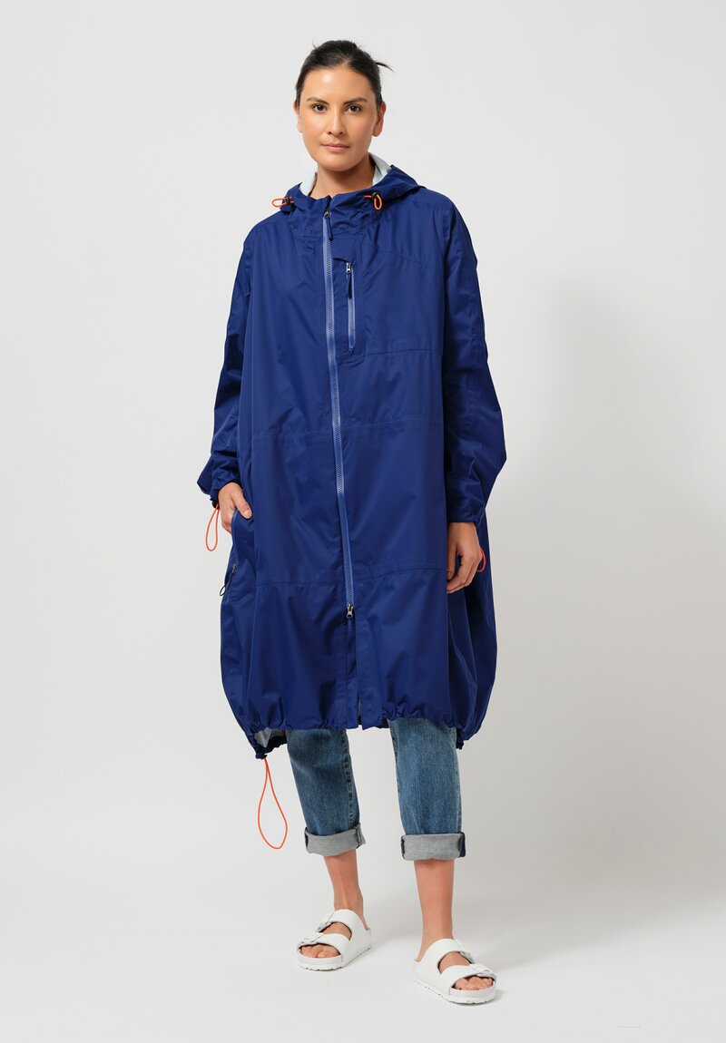 Rundholz DIP Long Windbreaker in Ocean Blue