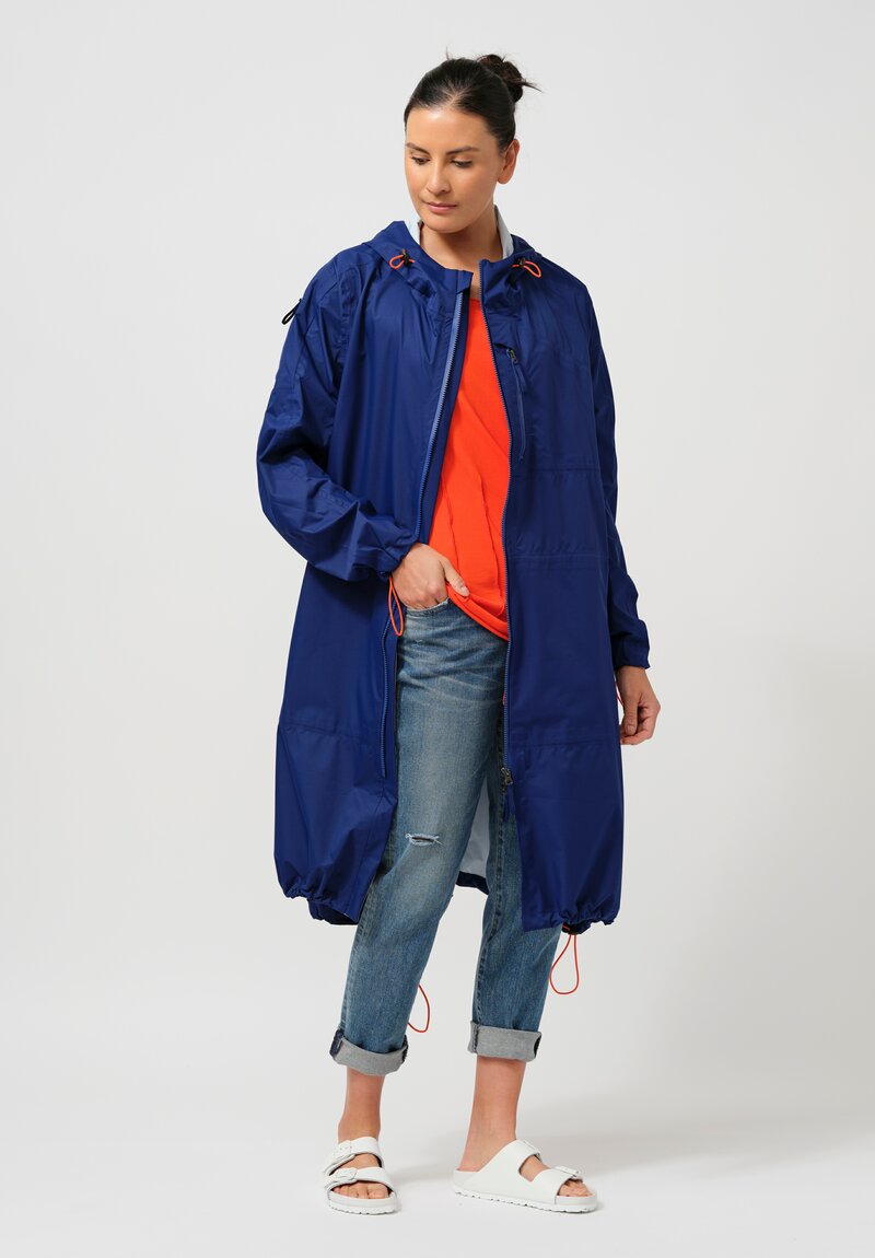 Rundholz DIP Long Windbreaker in Ocean Blue