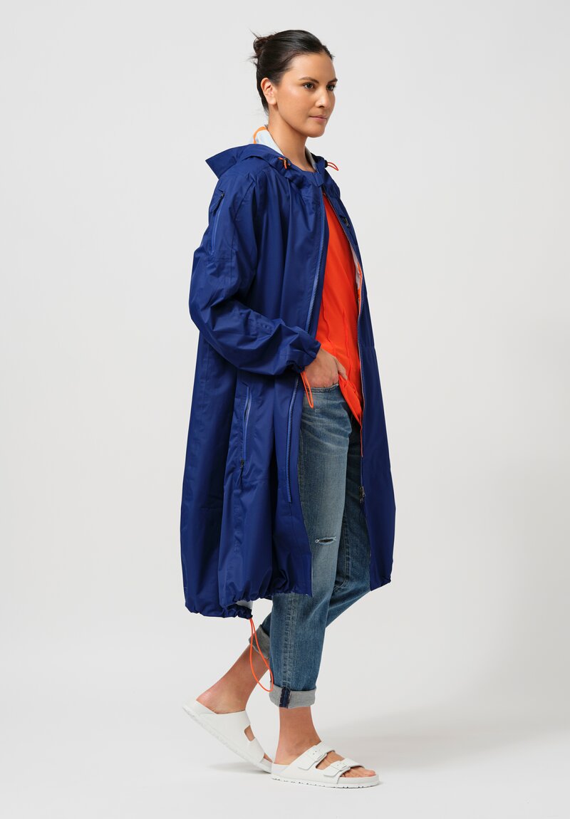 Rundholz DIP Long Windbreaker in Ocean Blue