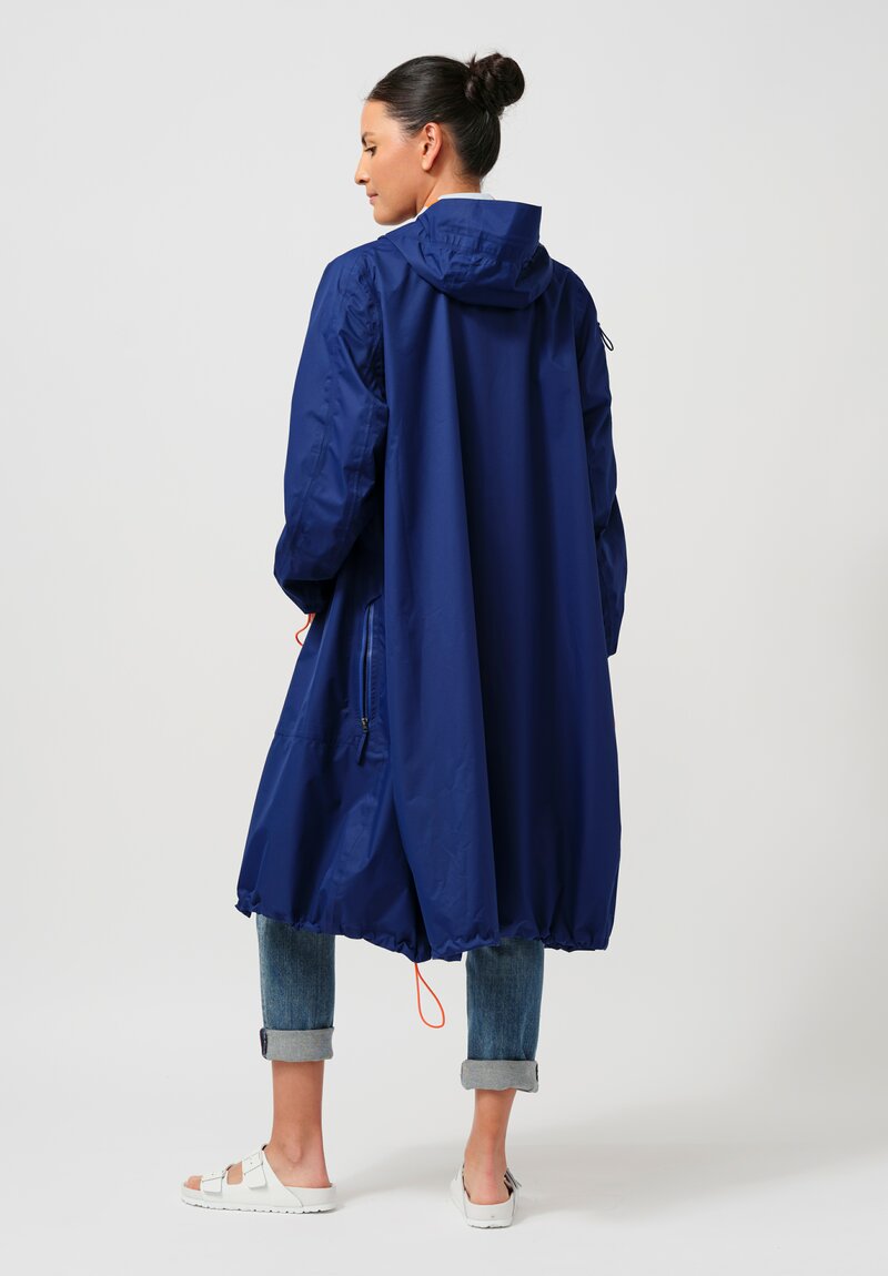 Rundholz DIP Long Windbreaker in Ocean Blue