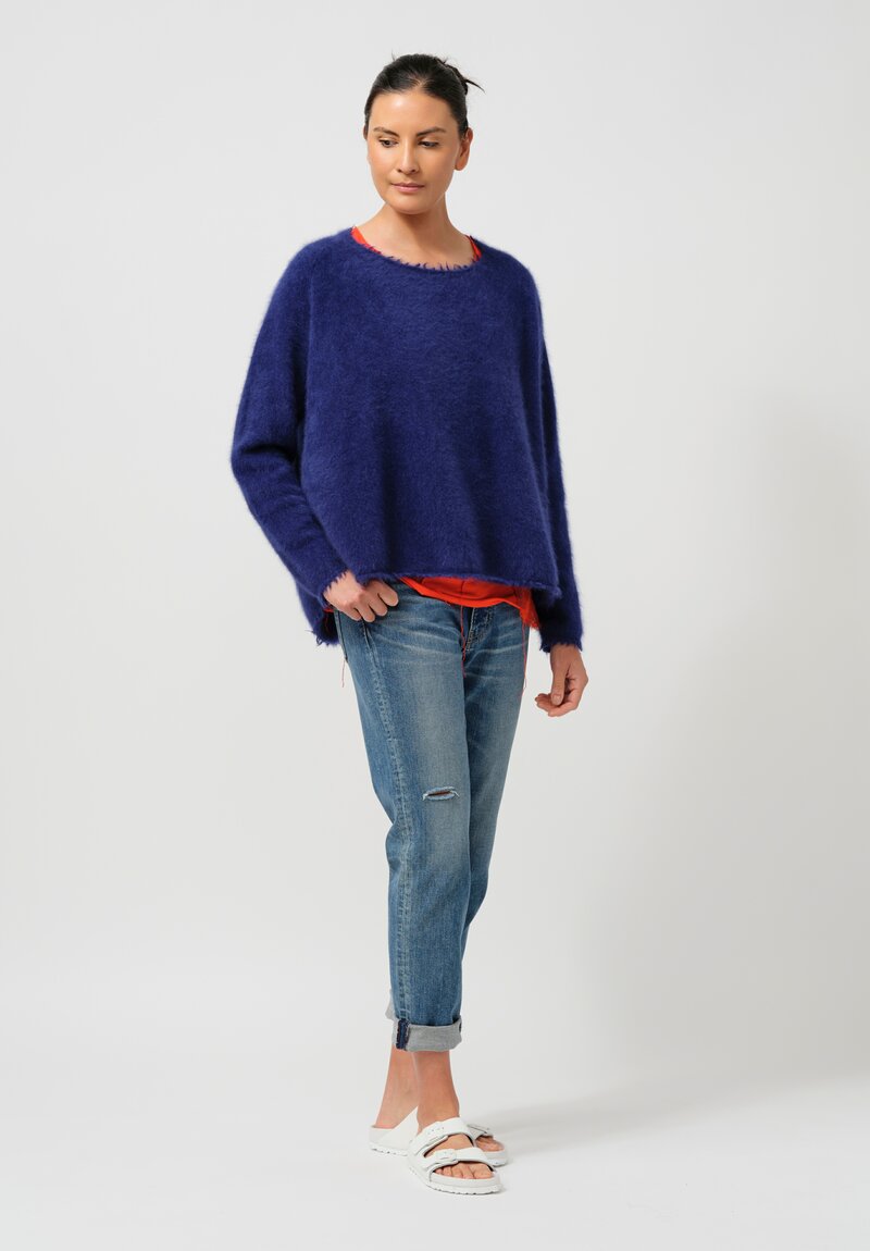 Rundholz DIP Racoon Pullover in Ocean Blue