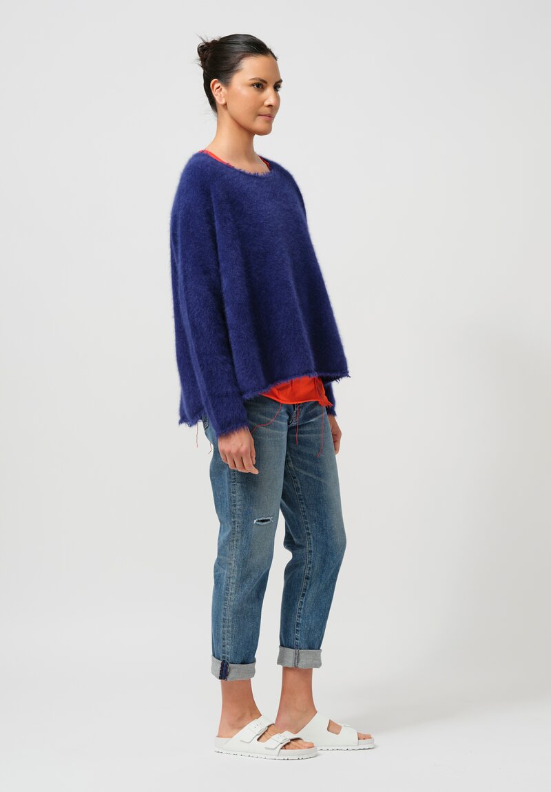 Rundholz DIP Racoon Pullover in Ocean Blue