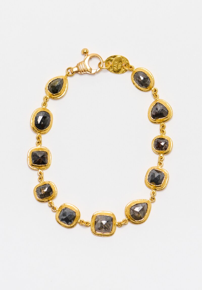 Ara Collection 24K & Natural Diamond Bracelet