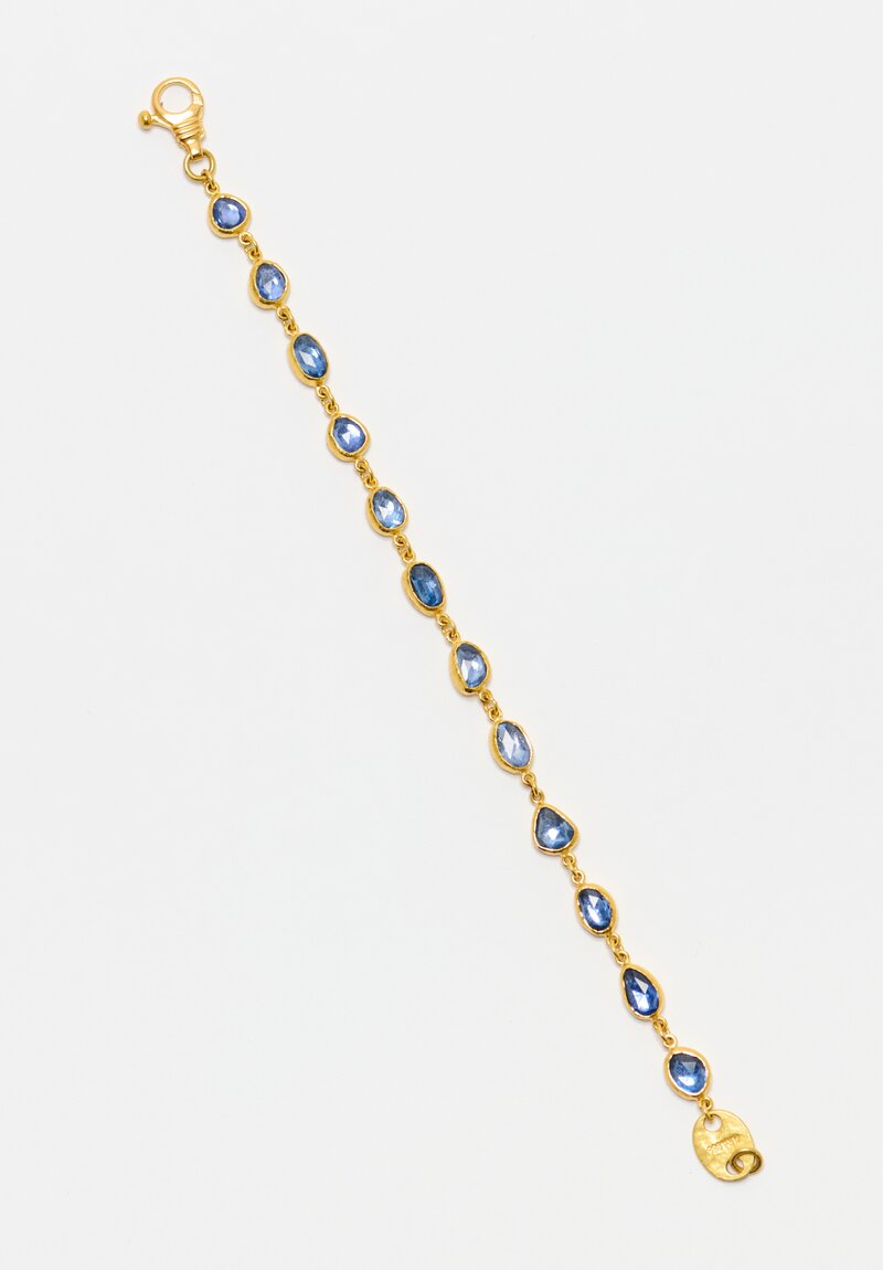 Ara Collection 24K Blue Sapphire Bracelet