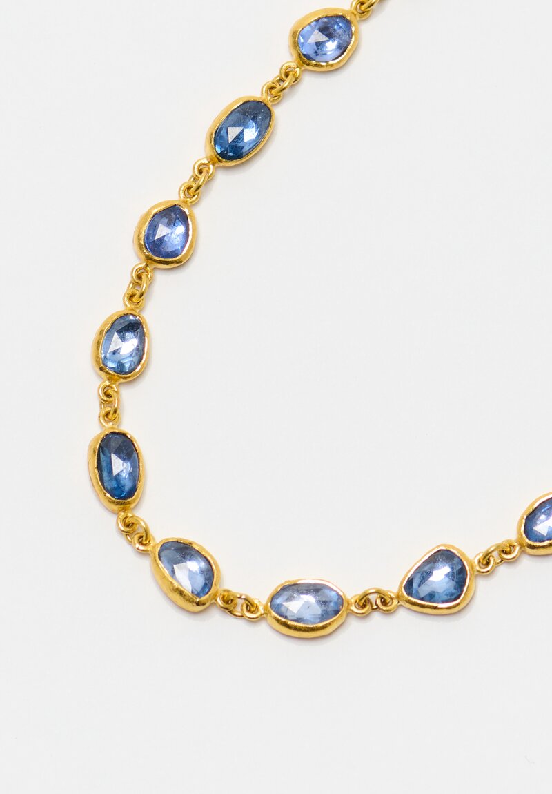 Ara Collection 24K Blue Sapphire Bracelet