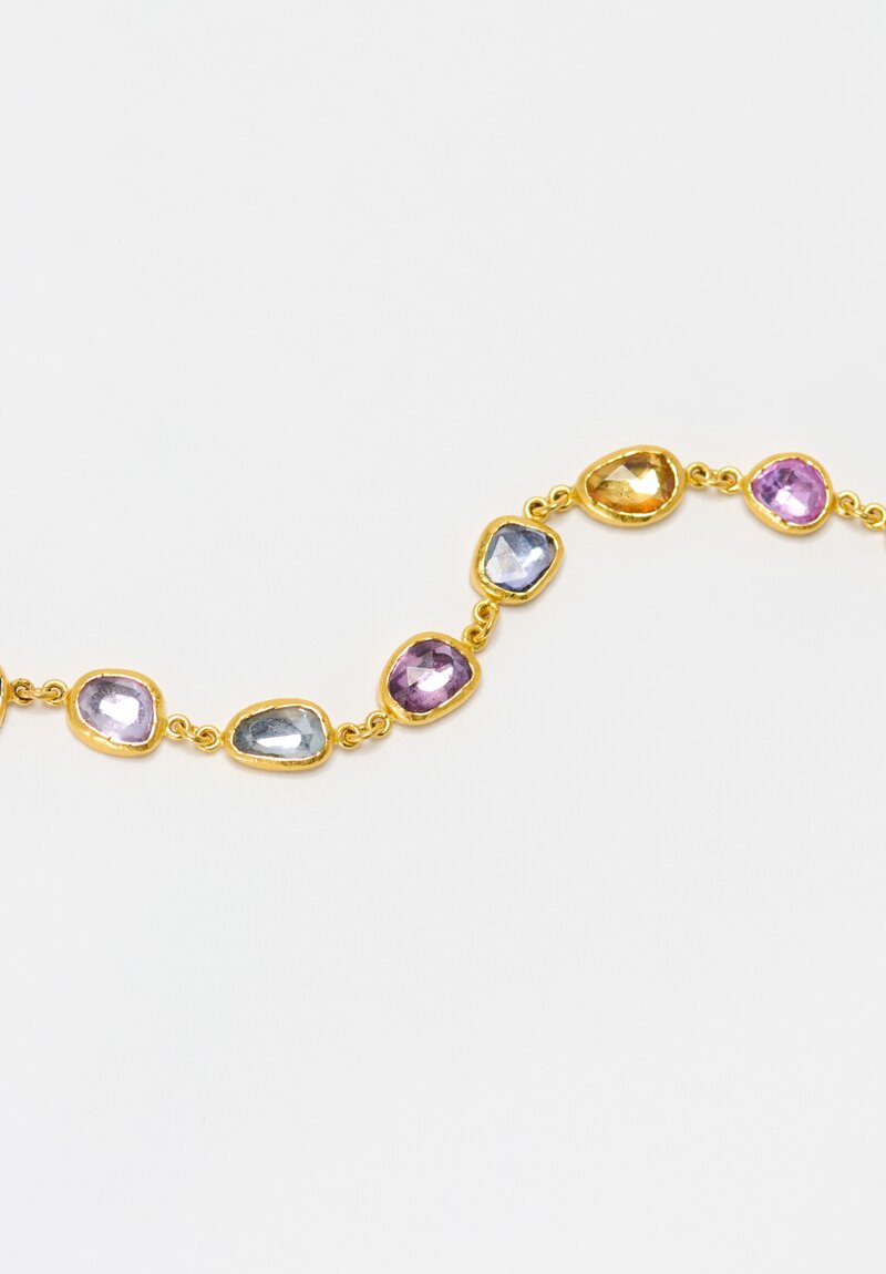 Ara Collection 24K Sapphire Mélange Opera Necklace