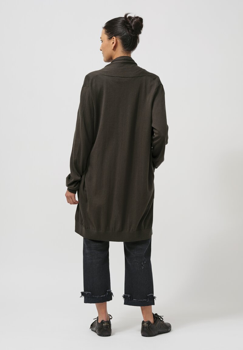 Frenckenberger Cotton & Cashmere Straight Cardigan