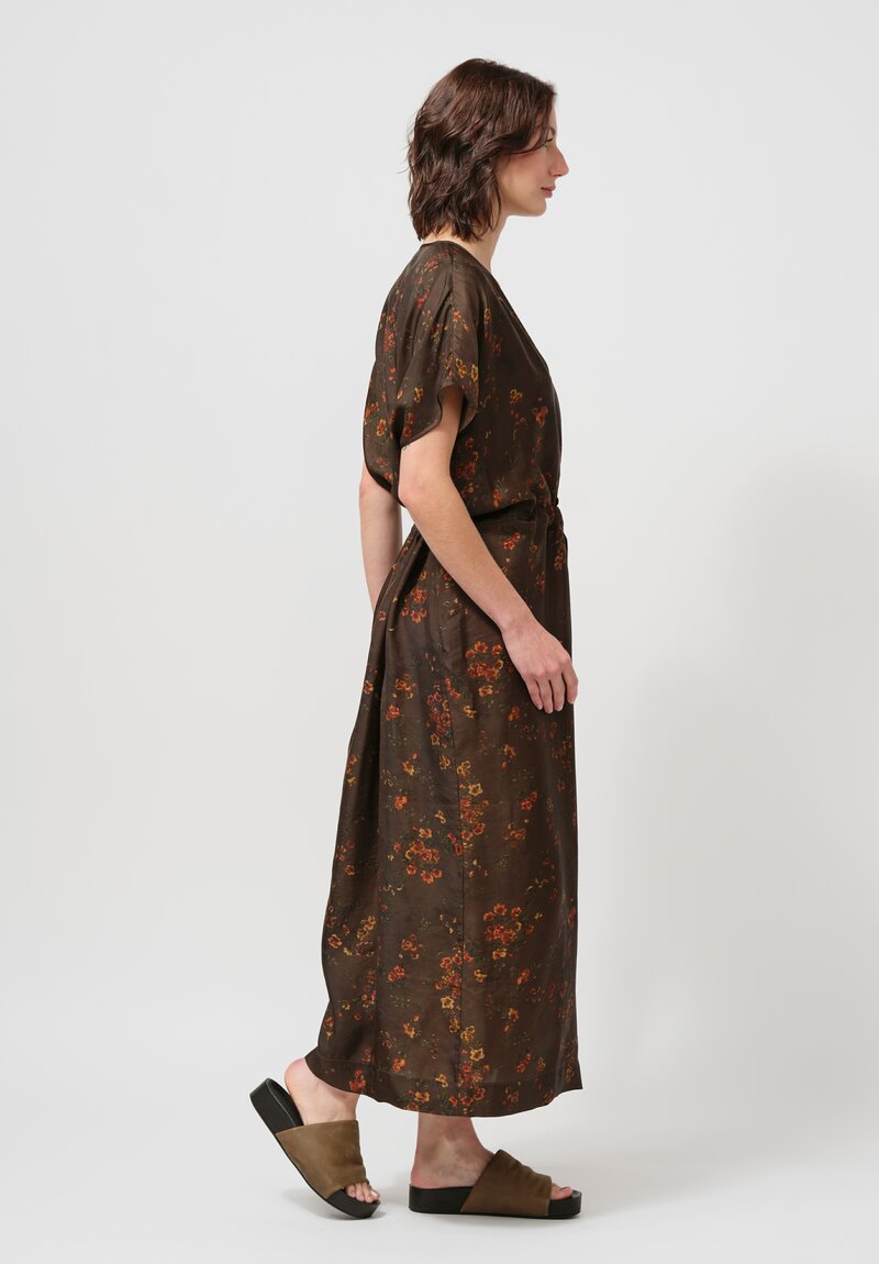 Uma Wang Acre Dress in Hazel Brown