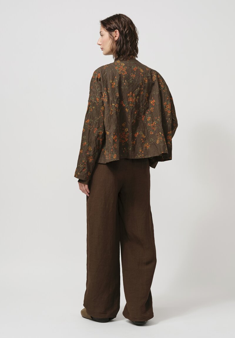 Uma Wang Cotton Klarke Jacket in Hazel Brown