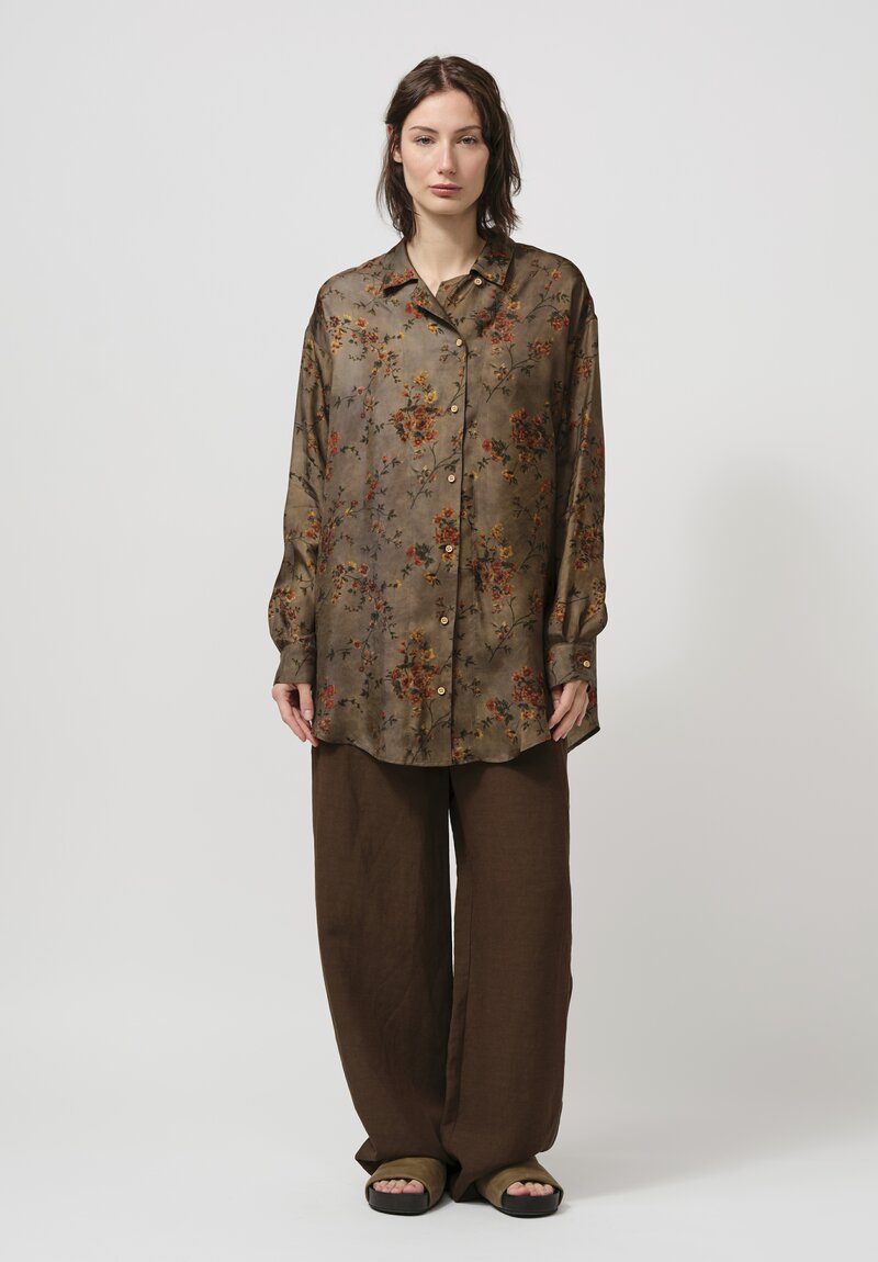 Uma Wang Tyesha Button-Down in Artichoke