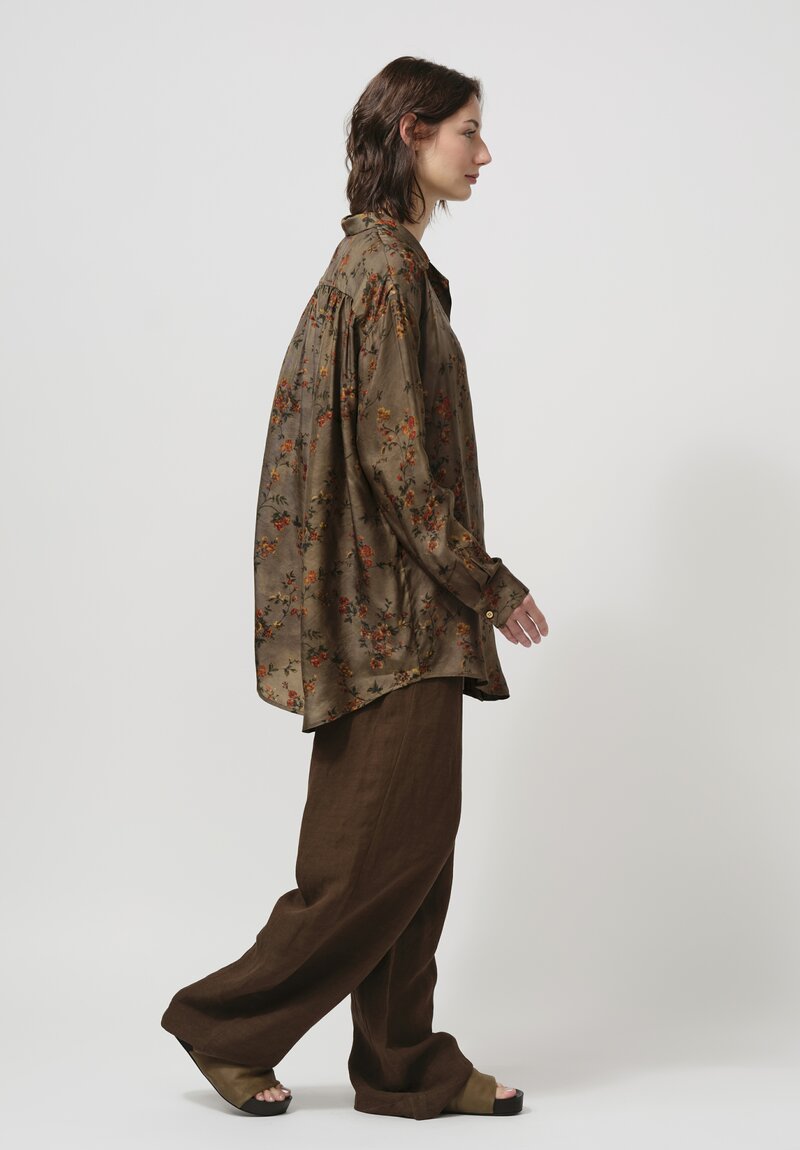 Uma Wang Tyesha Button-Down in Artichoke