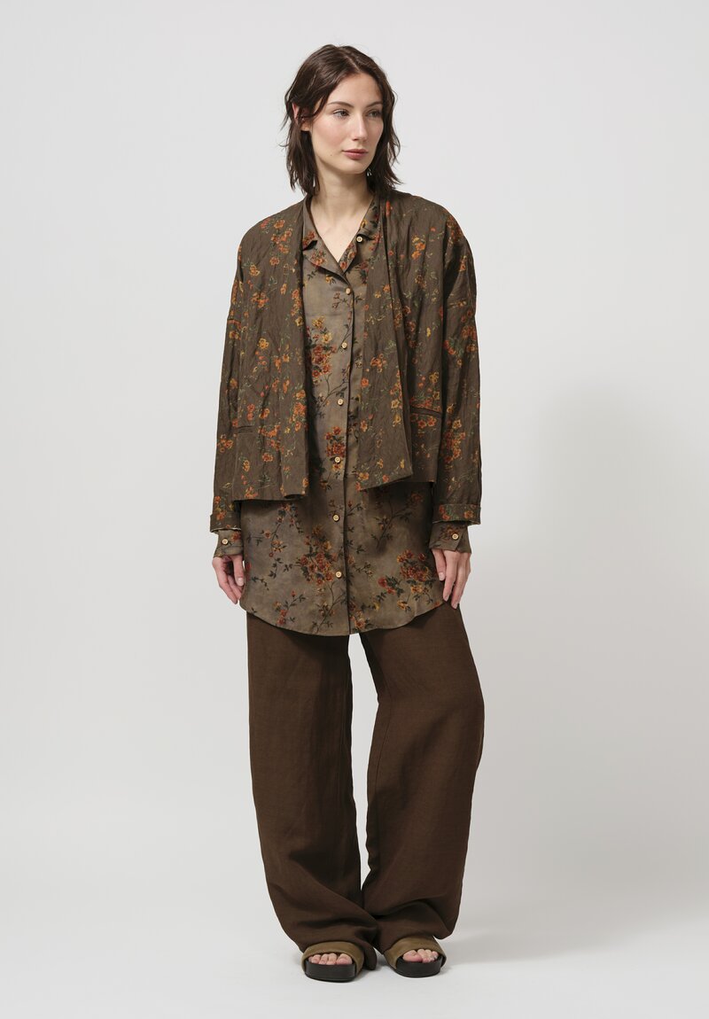 Uma Wang Tyesha Button-Down in Artichoke