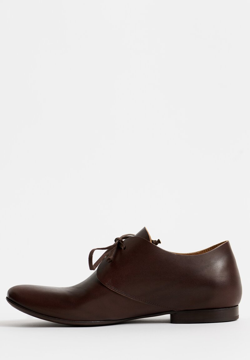 Uma Wang Derby Oxford Shoes in Brown