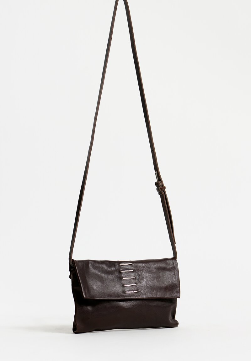 Daniele Basta Deng Mignon TPGR Staple Crossbody Bag in Chocolate Brown