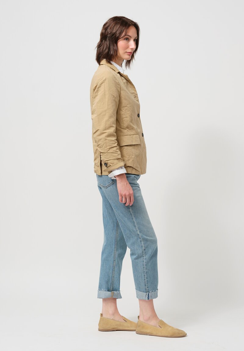 Bergfabel Cotton & Linen Giulia Jacket in Sand