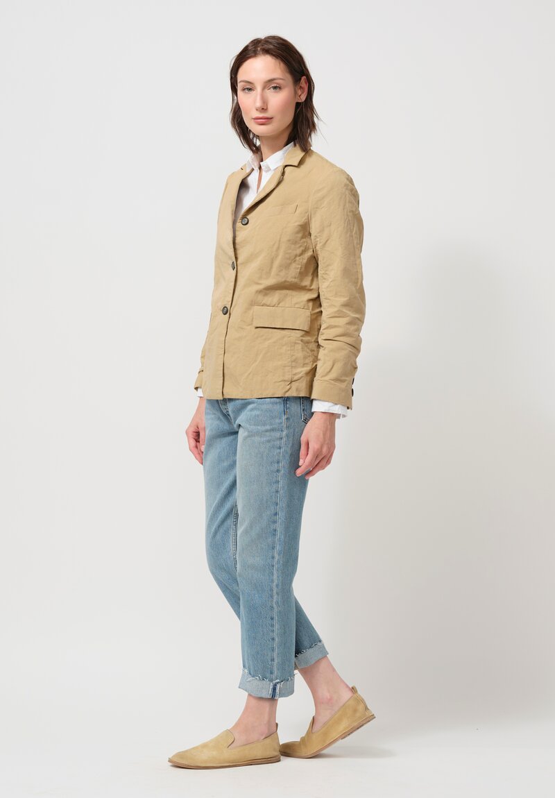 Bergfabel Cotton & Linen Giulia Jacket in Sand