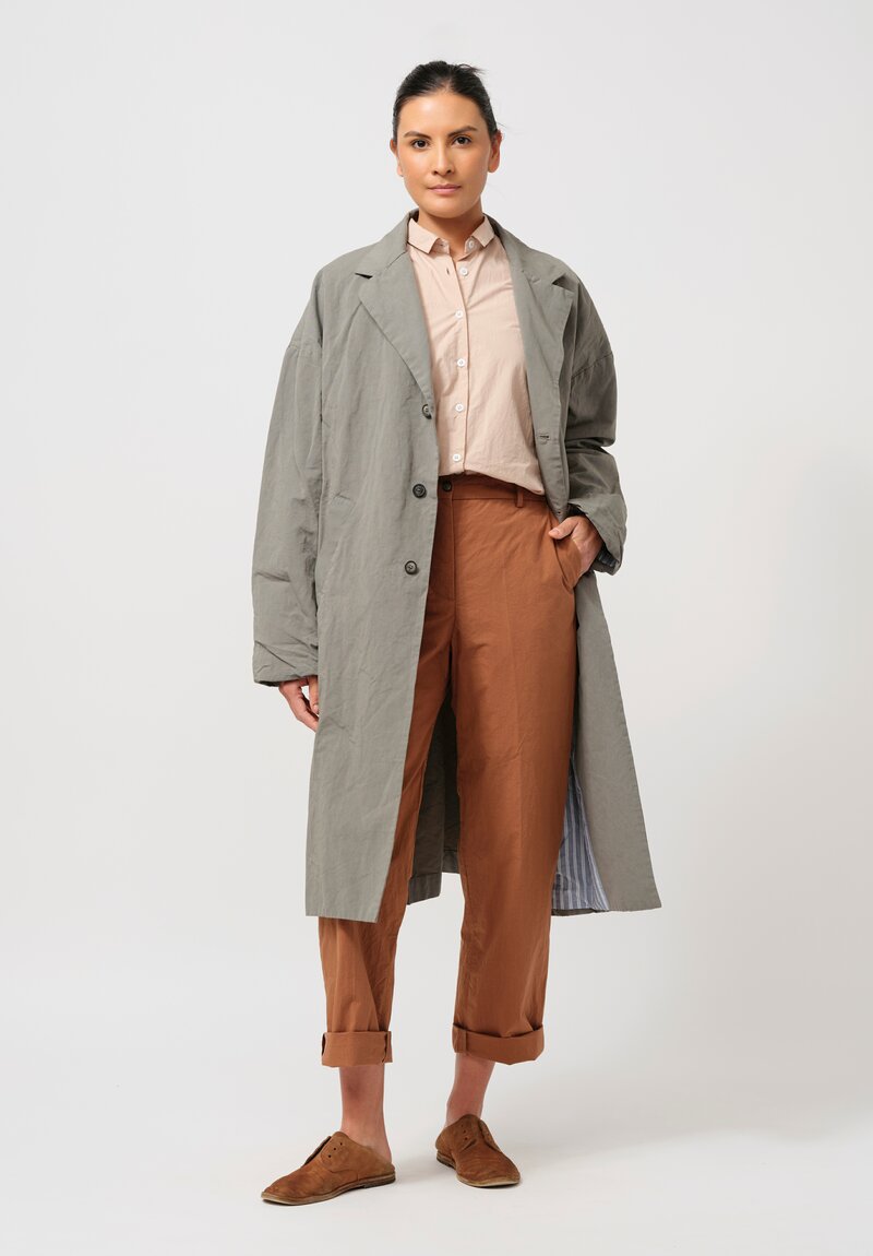 Bergfabel Cotton Maria Pants in Ground Brown