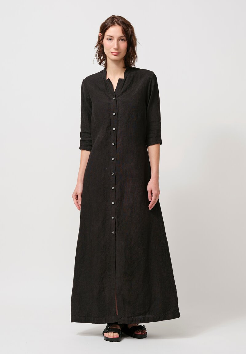 Biek Verstappen Irish Linen Dress in Black