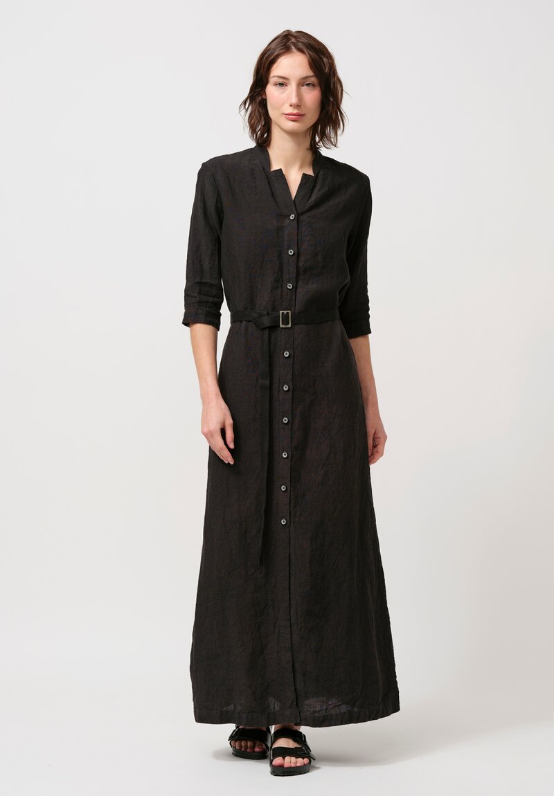 Biek Verstappen Irish Linen Dress in Black