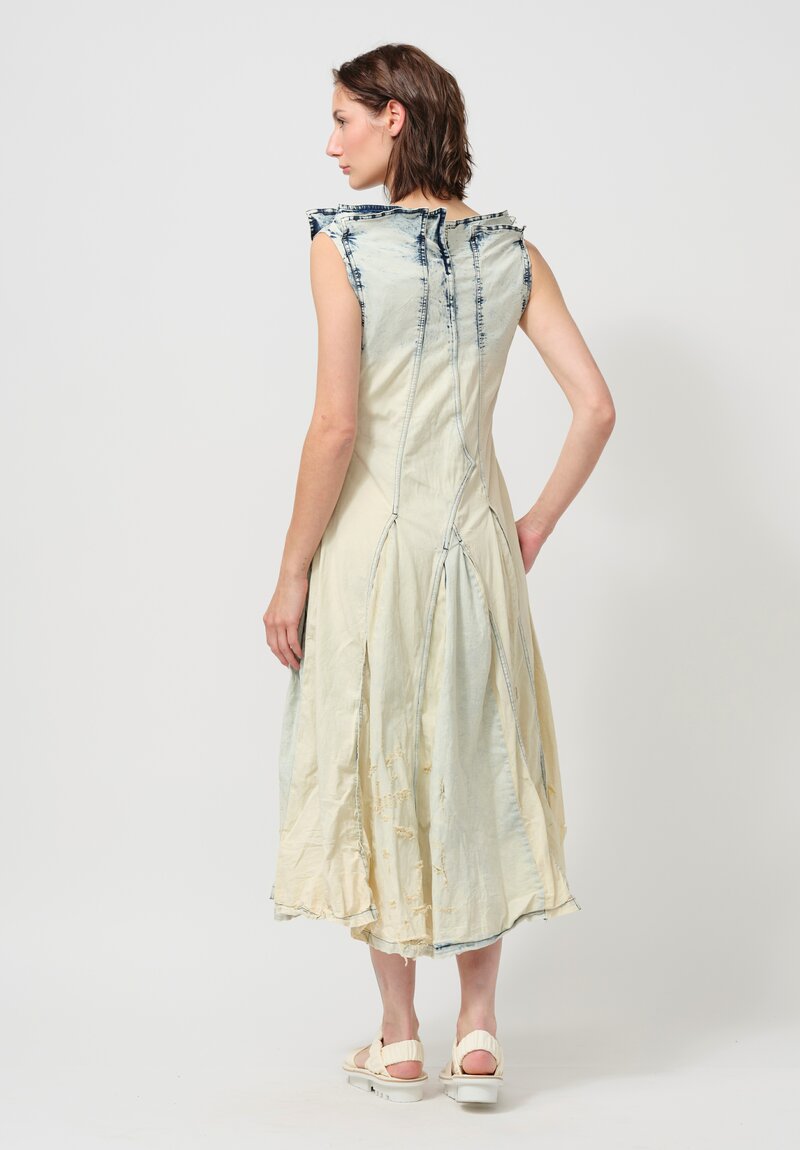 Rundholz DIP Distressed Denim Sleeveless Dress