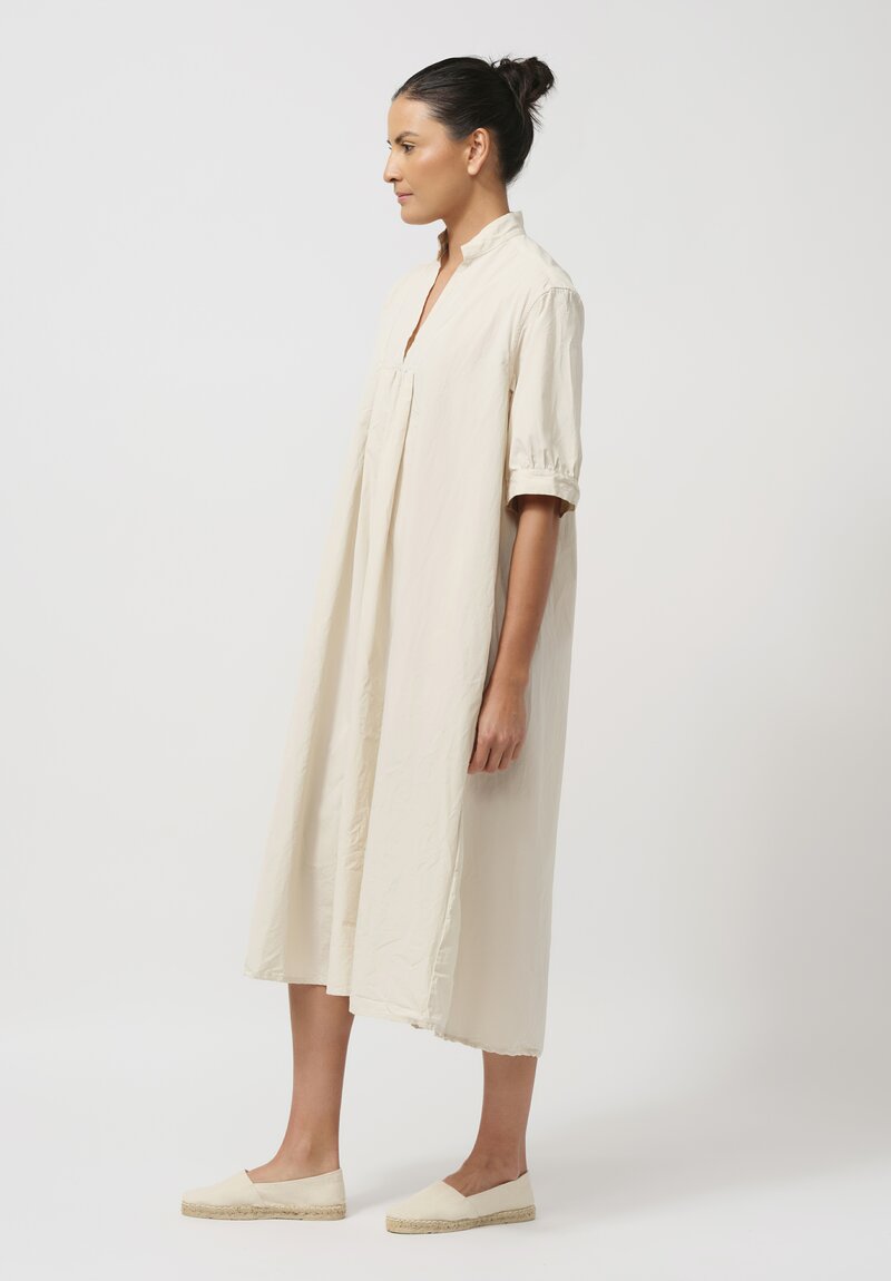 Bergfabel Washed Cotton Poplin Tyrol Dress in Vanilla