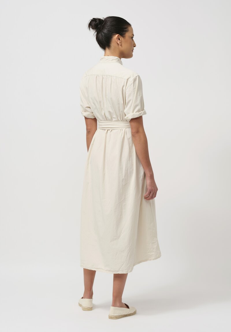 Bergfabel Washed Cotton Poplin Tyrol Dress in Vanilla