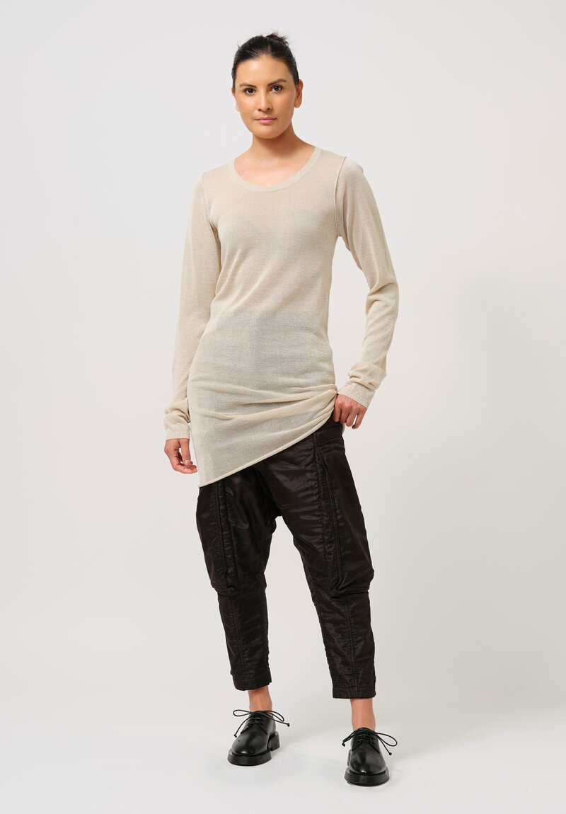 Rundholz Fine Knit Long-Sleeve Shirt in Galaxy Cream Sparkle