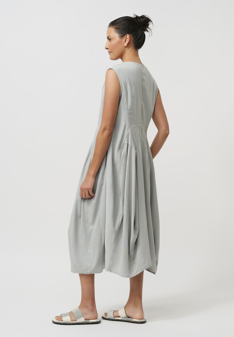 Rundholz Black Label Sleeveless Midi Dress in Cloud Grey