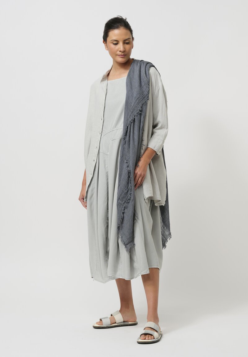 Rundholz Black Label Sleeveless Midi Dress in Cloud Grey