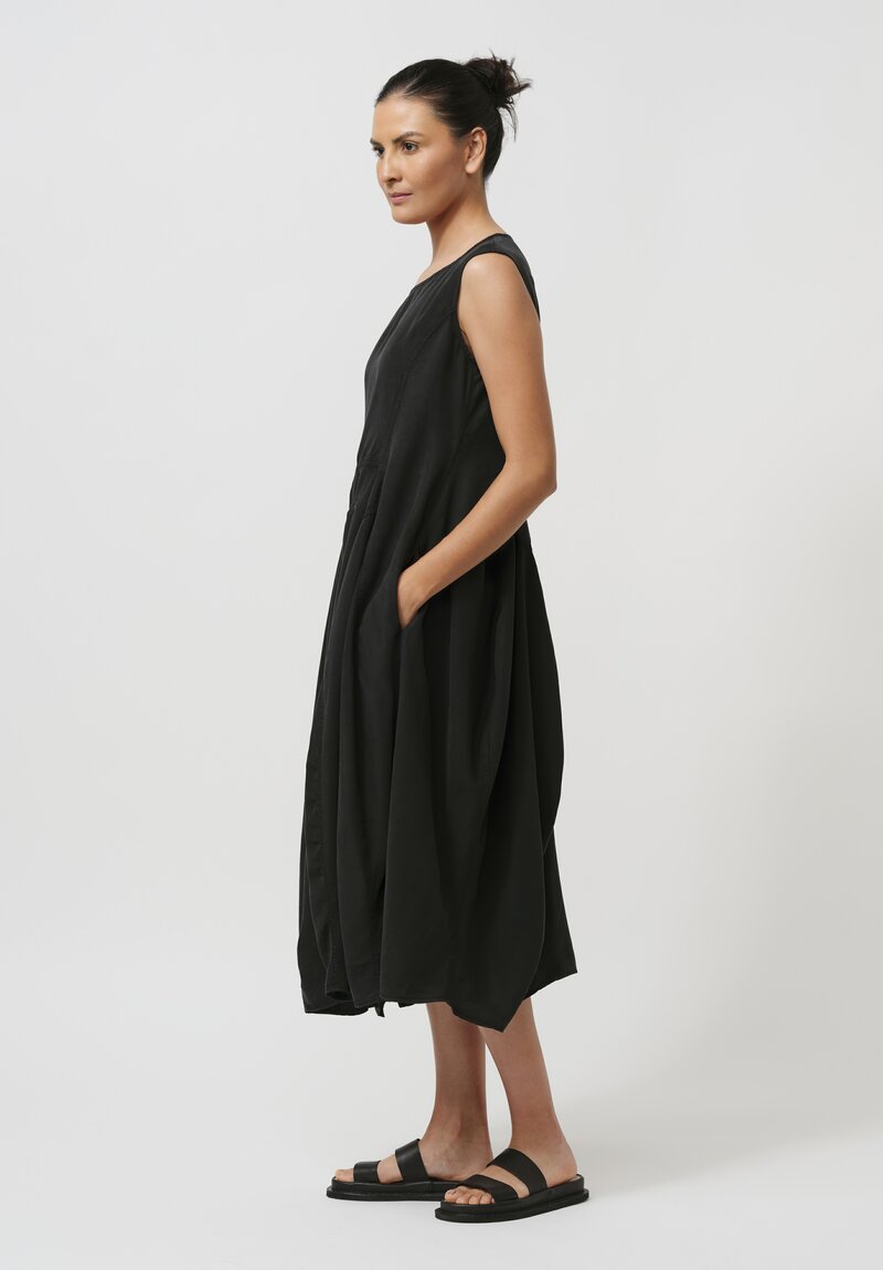 Rundholz Black Label Sleeveless Midi Dress in Black
