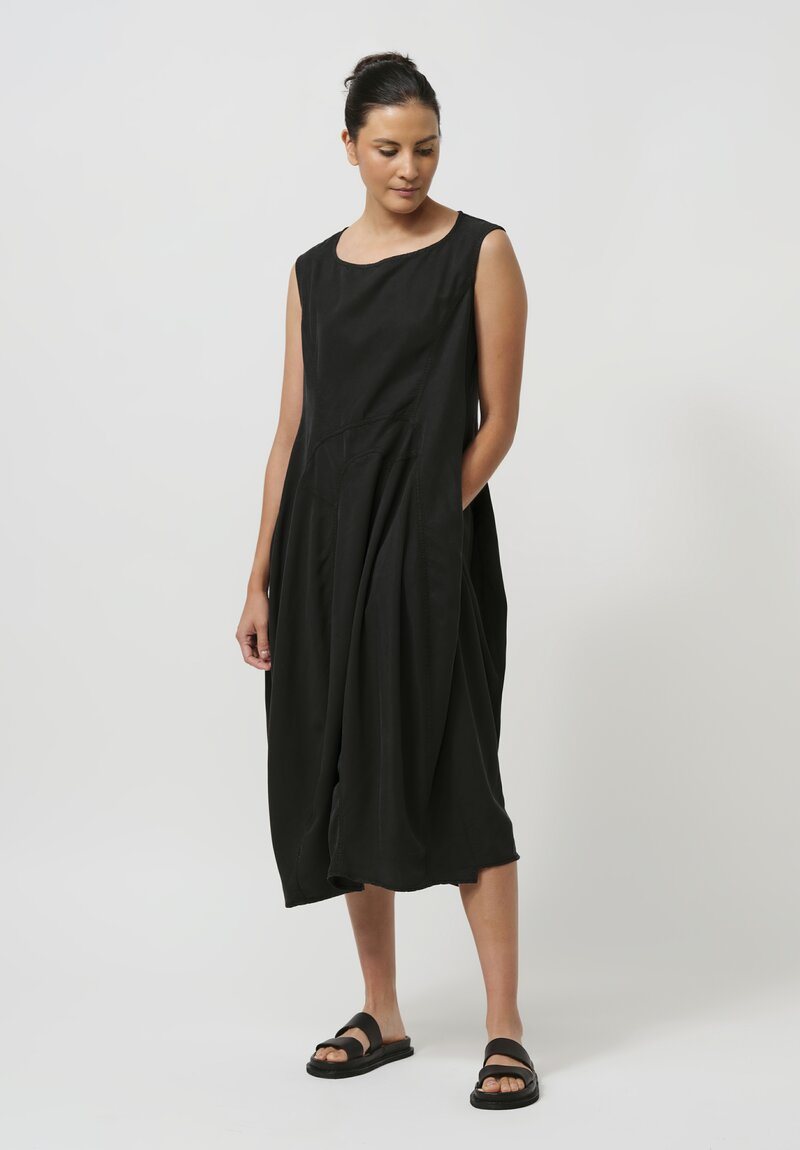 Rundholz Black Label Sleeveless Midi Dress in Black