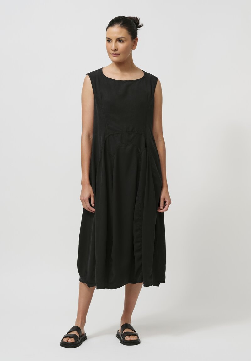 Rundholz Black Label Sleeveless Midi Dress in Black