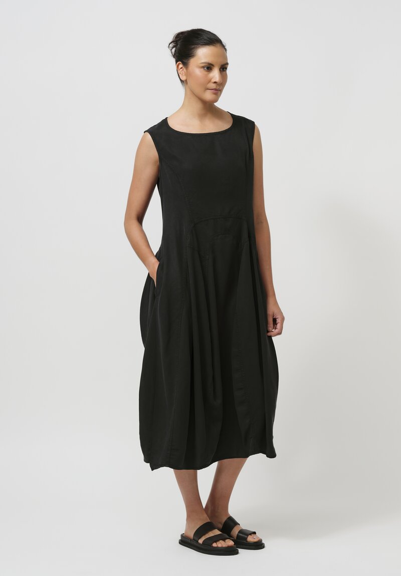 Rundholz Black Label Sleeveless Midi Dress in Black