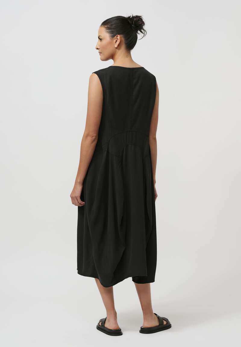 Rundholz Black Label Sleeveless Midi Dress in Black