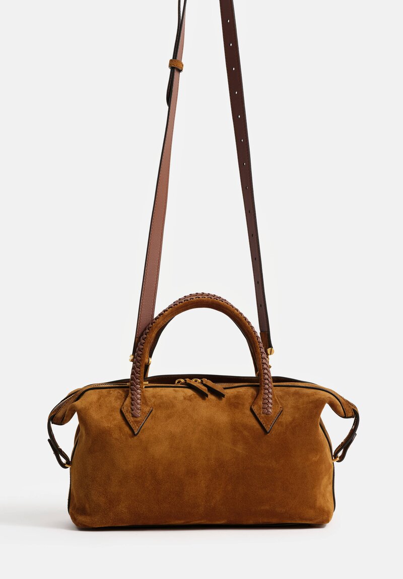 Metier Suede Verité City Small Satchel Marrakech Brown