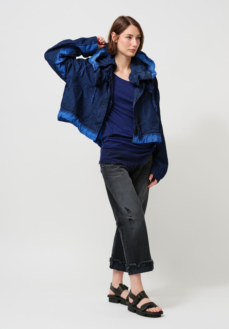 Rundholz DIP Cotton Jacket in Ocean Blue