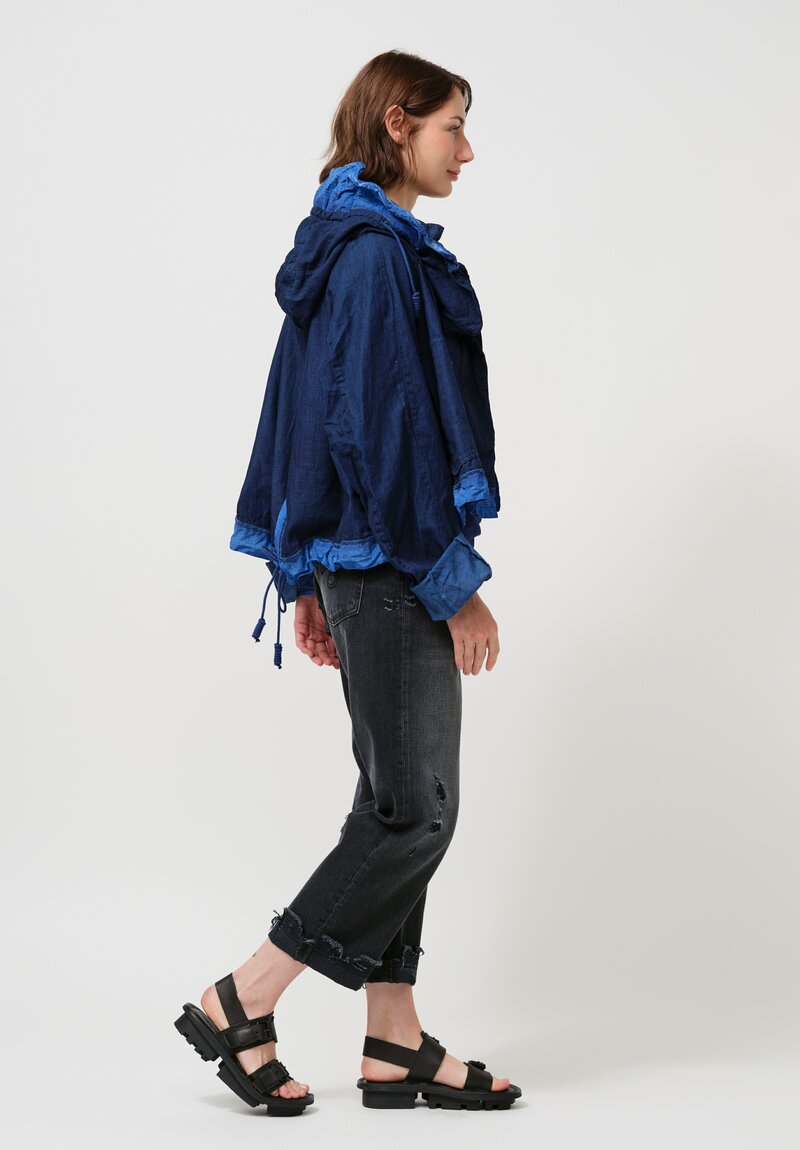 Rundholz DIP Cotton Jacket in Ocean Blue